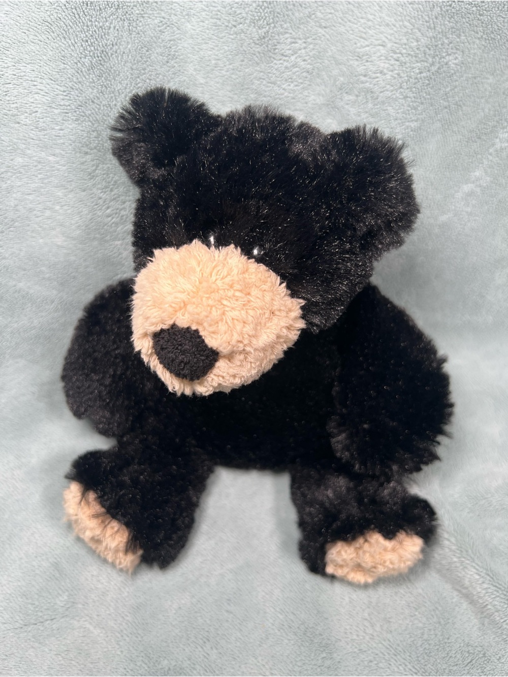 Mary Meyer Black Bear Plush 9” Stuffed Animal Bean Pellet Floppy Vintage